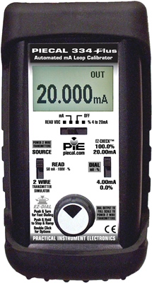 PIE 334PLUS毫安回路诊断校准器