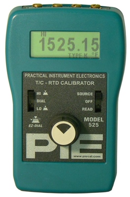 PIE 525B Automated Thermocouple & RTD Calibrator